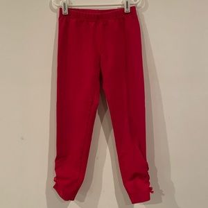 Kids Red Leggings.